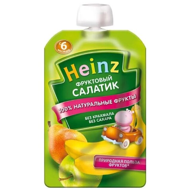 Пюре Heinz фруктовый салатик с 6 мес. 100 г