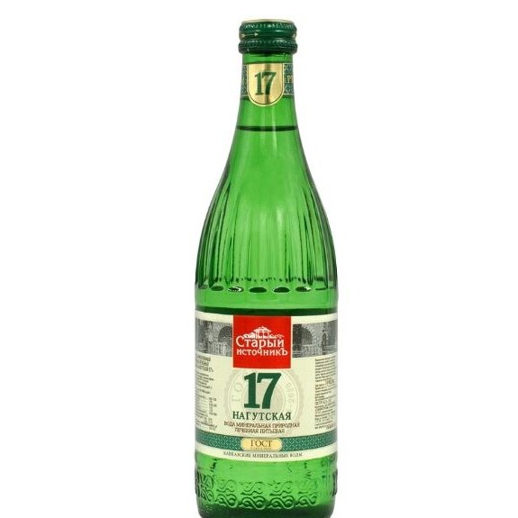 Вода Ессентуки-17 Старый Источник газированная стекло 0,5 л