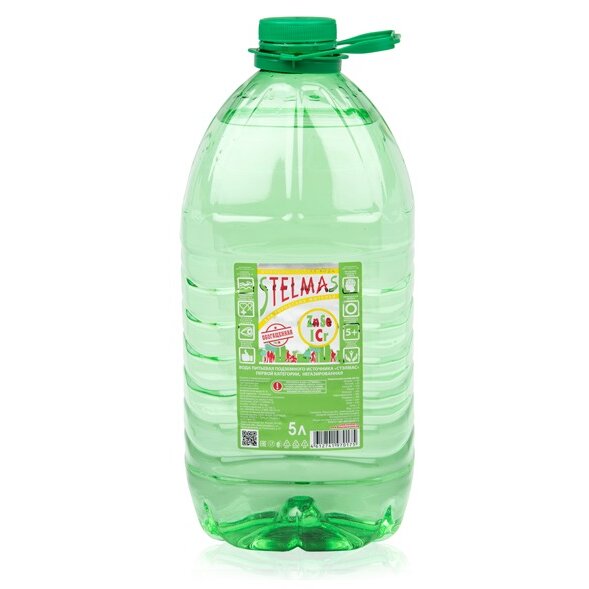 Вода Стэлмас (Stelmas) ZnSe минеральная негазированная 5 л