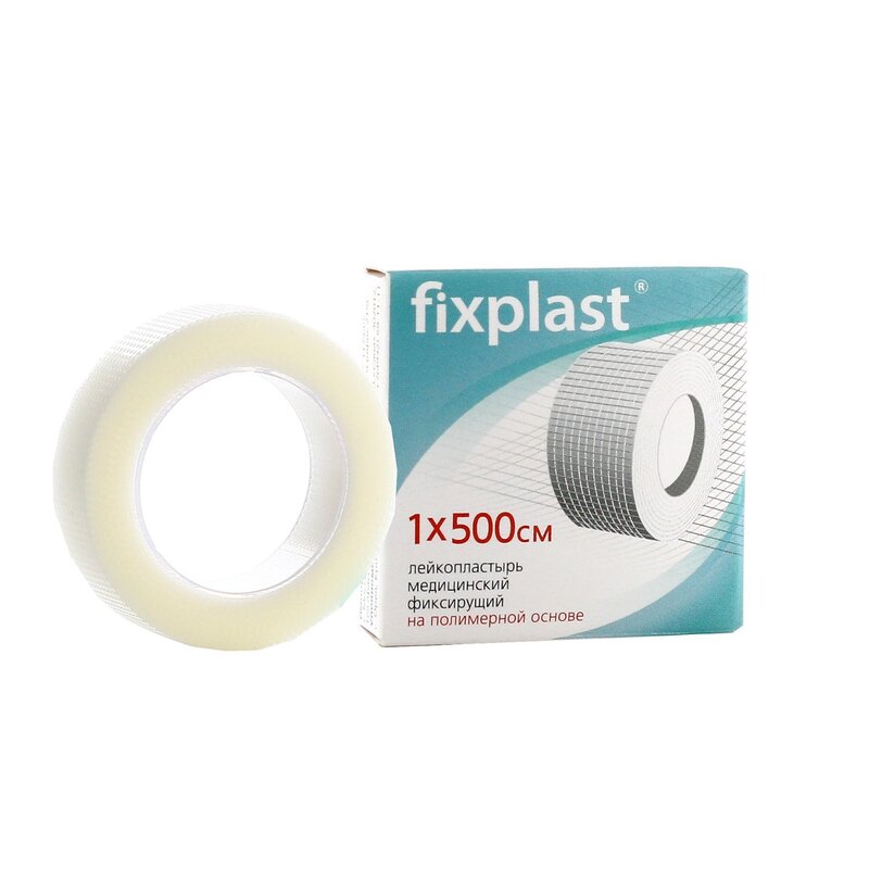 Лейкопластырь Fixplast медицинский фиксирующий полимерная основа 1 х 500 см