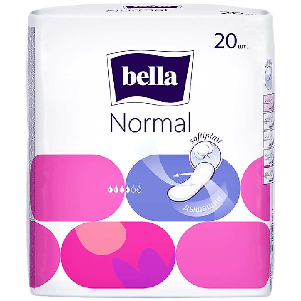 Прокладки Bella Normal softiplait 20 шт.