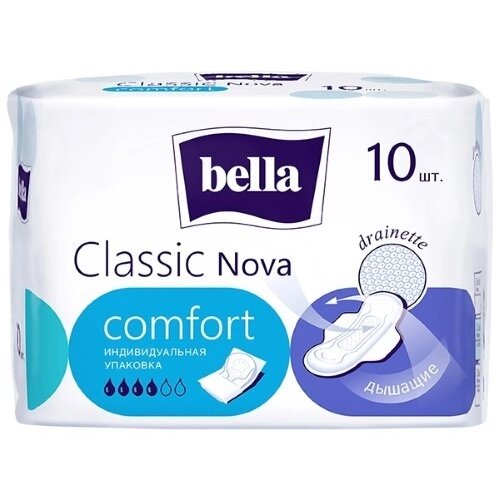Прокладки Bella classic nova comfort drainette 10 шт.