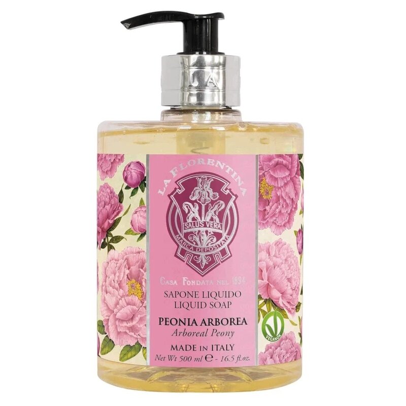 Мыло жидкое туалетное La florentina изысканный пион 500 мл