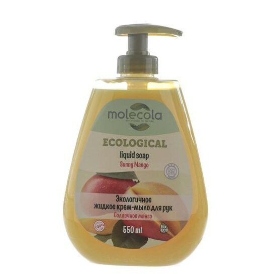 Molecola крем-мыло жидкое экологичное солнечное манго 500 мл