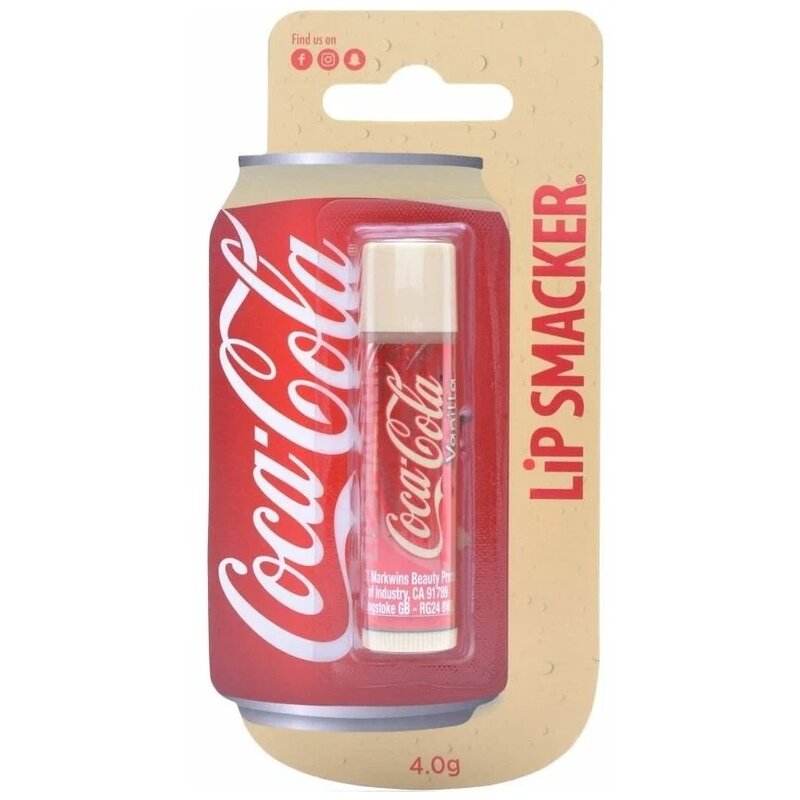 Бальзам для губ Lip Smacker с ароматом Coca-Cola Vanilla 4 г