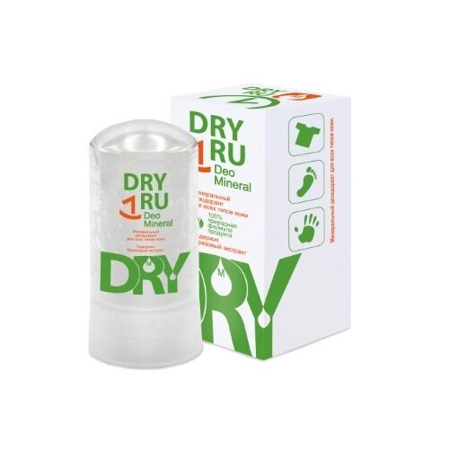 Дезодорант Dry Ru Deo Mineral минеральный для всех типов кожи 60 г