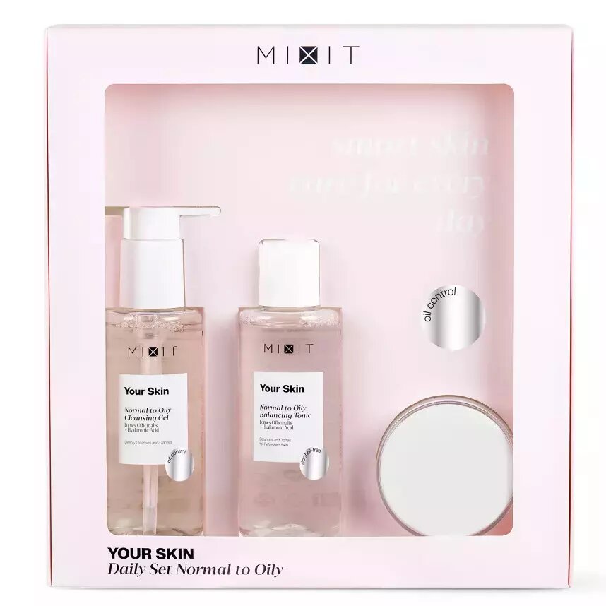 Набор для лица Миксит (Mixit) Your Skin Daily Set Normal to Oily