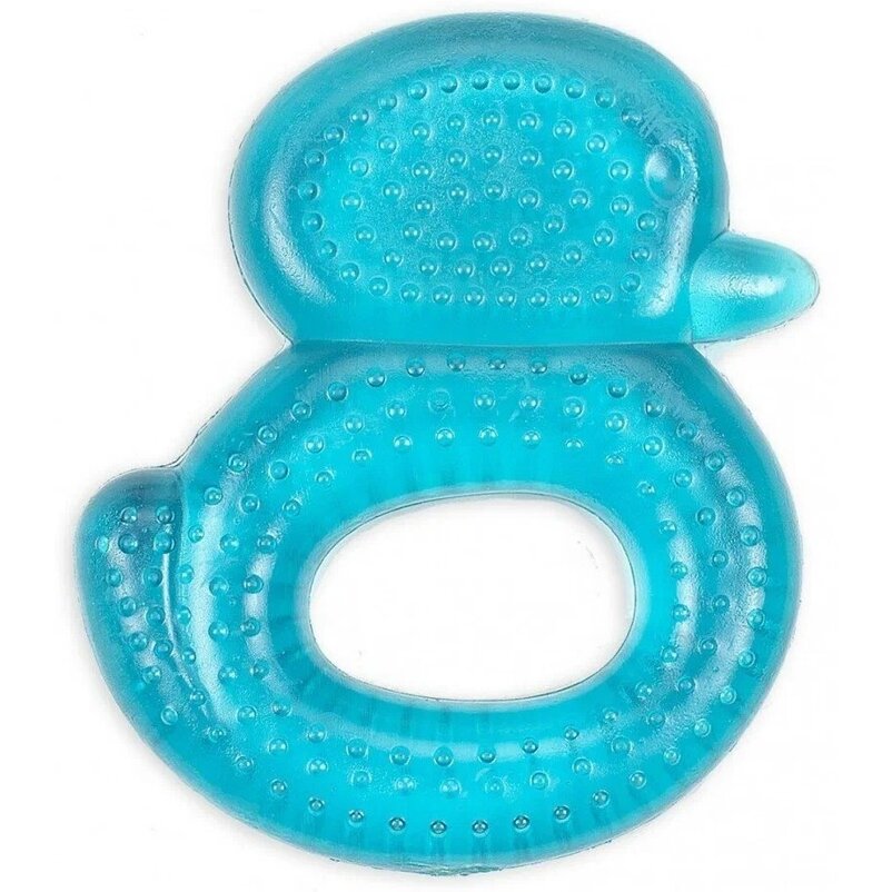 Прорезыватель с водой Бусинка арт. 1086 Уточка цвет в ассортименте