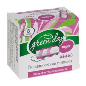 Тампоны GreenDay Super 8 шт.