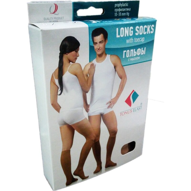 Гольфы профилактические Tonus Elast 0401 1 класс рост 158-170 размер 2 черные