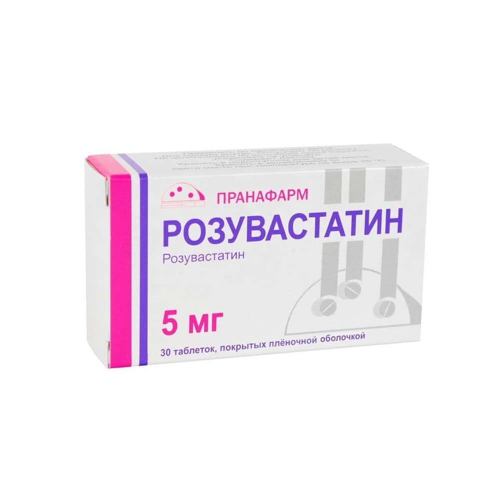 Розувастатин-Прана таблетки 5 мг 30 шт.