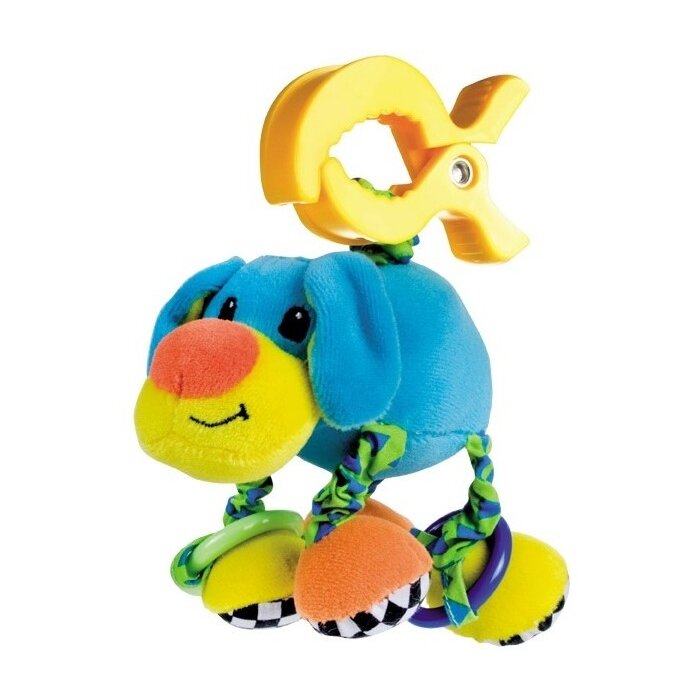 Игрушка Canpol интерактив с погремушкой собачка бирюзовая 79/101_tur