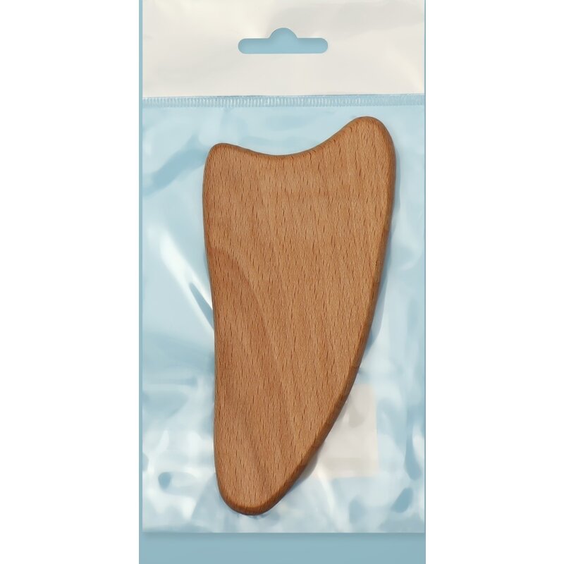 Массажер Гуаша Сердце 11×5 см деревянный