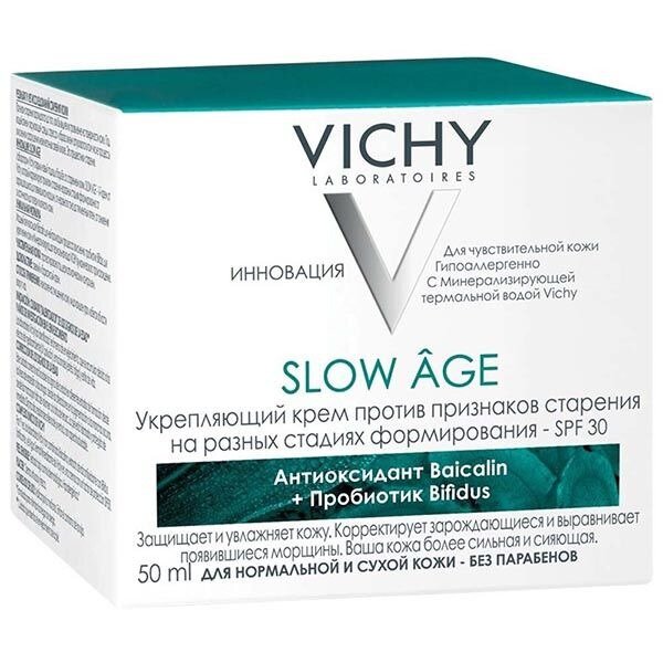 Крем для лица Виши (Vichy) Slow Age для сухой кожи SPF30 50 мл