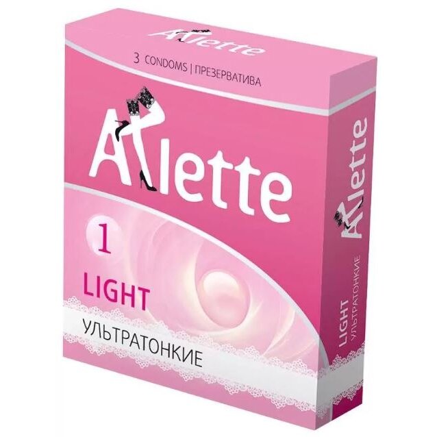 Презервативы Arlette Light Ультратонкие 3 шт.