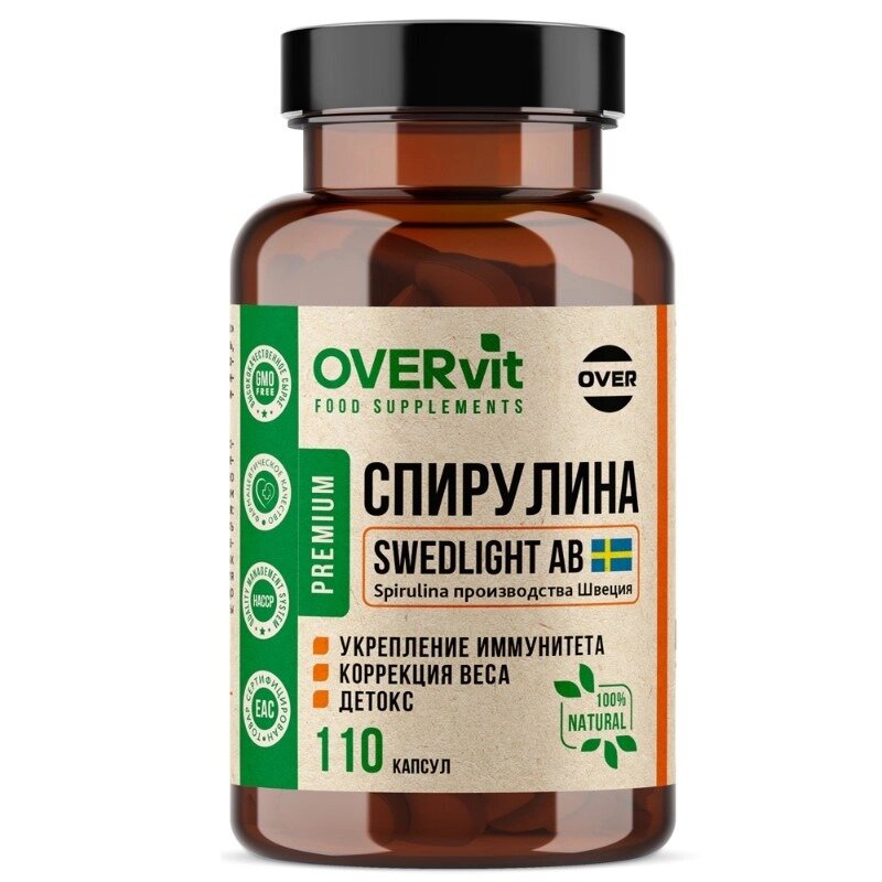 Спирулина OVERvit капсулы 110 шт.