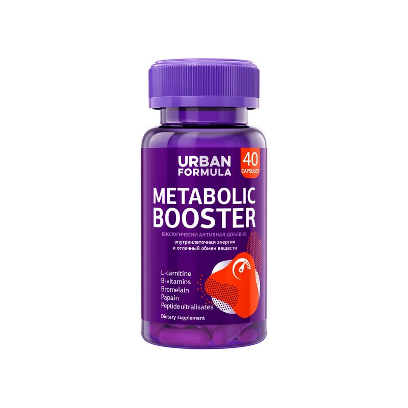 Капсулы Urban Formula Metabolic Booster 600 мг 40 шт.