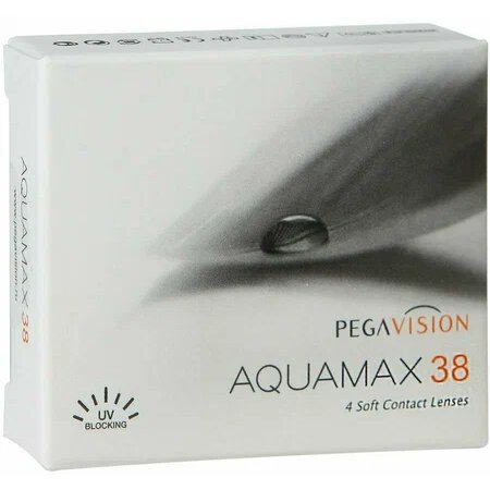 Контактные линзы Aquamax 38 Pegavision квартальные диоптрия -3,25 x4