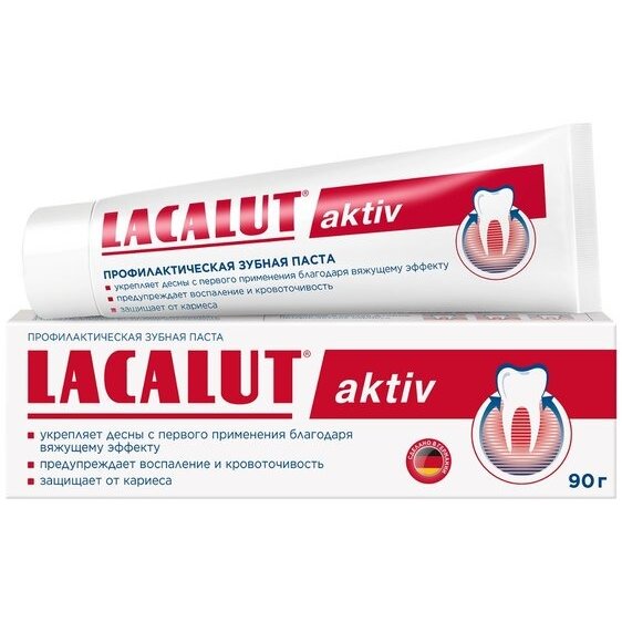 Зубная паста Lacalut Aktiv 90 г