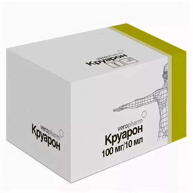 Круарон раствор для внутривенного введения 10 мг/мл флакон 5 мл 12 шт.