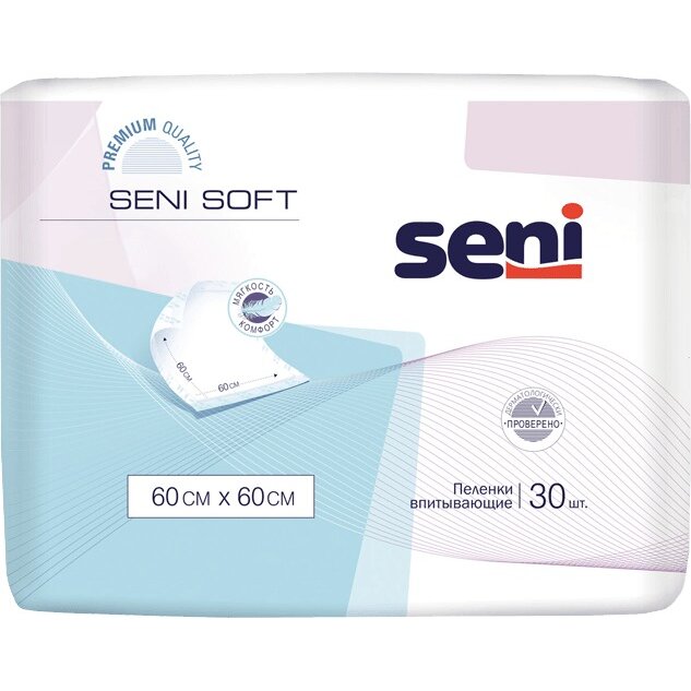 Пеленки Seni Soft 60х60 см 30 шт.