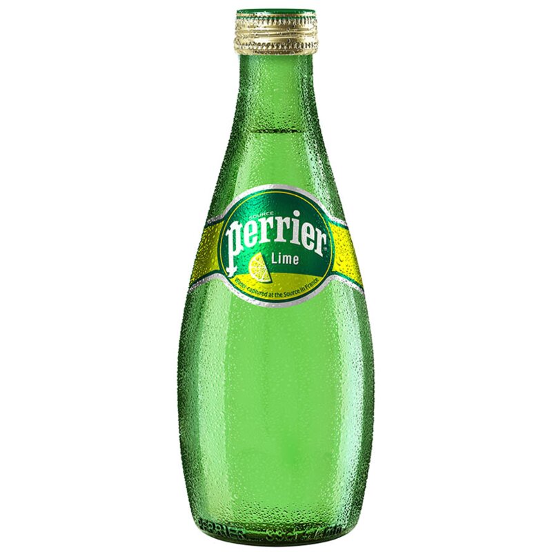 Вода минеральная Perrier бутылка стеклянная 0,33 л Лайм