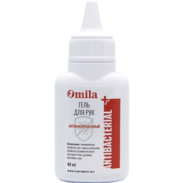 Omila гель для рук косметический антибактериальный 40 мл