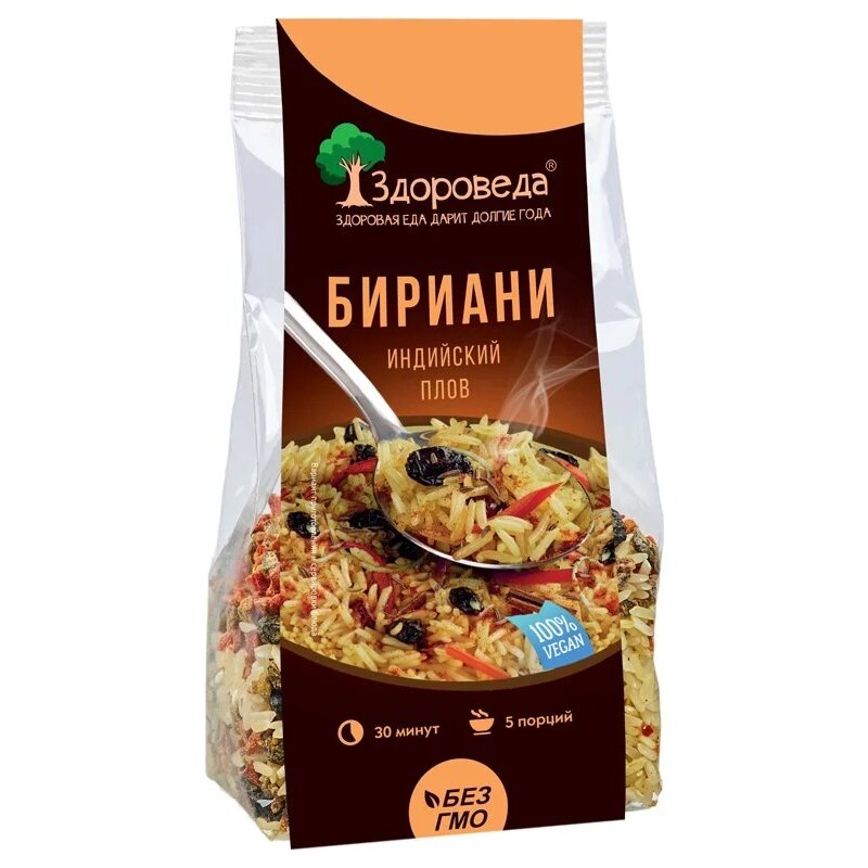 Плов индийский бириани Здороведа 250 г