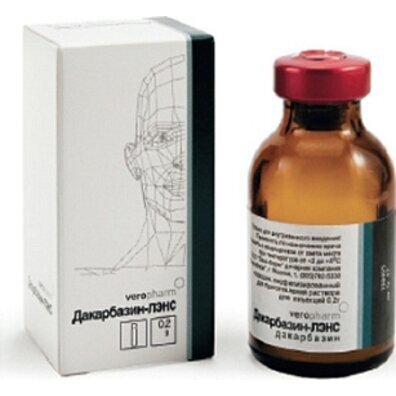 Дакарбазин-Лэнс лиофилизат для приготовления раствора для внутривенного введения 200 мг