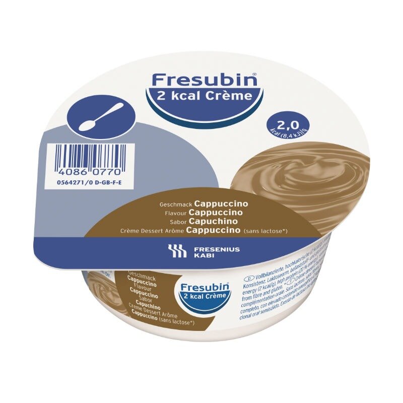 Крем для энтерального питания Фрезубин Крем 2 ккал со вкусом капучино 125 г 4 шт.