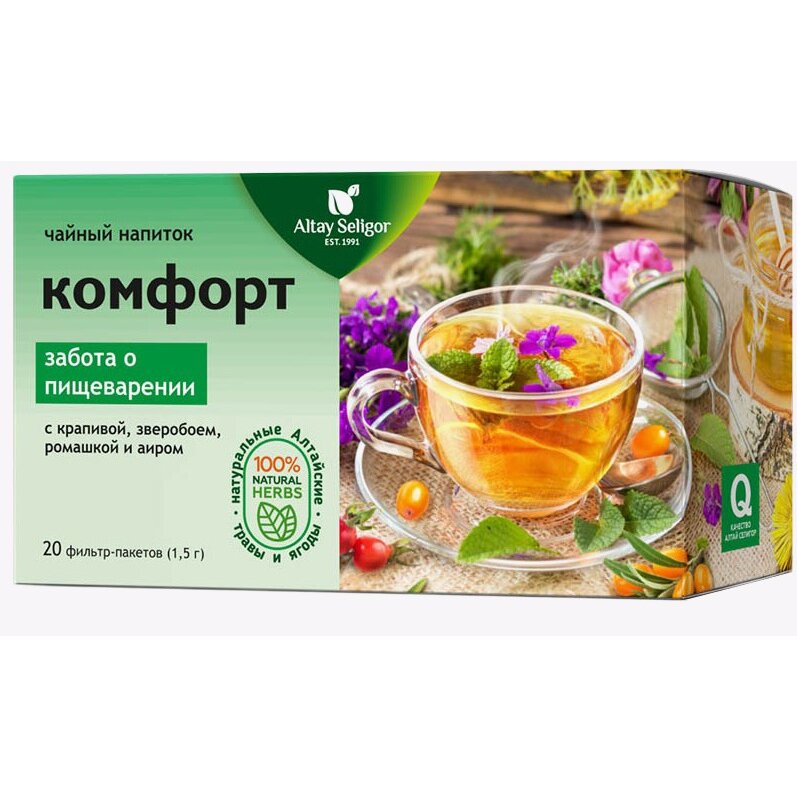 Чайный напиток Алтай-Селигор Комфорт ф/п 1,5 г 20 шт.