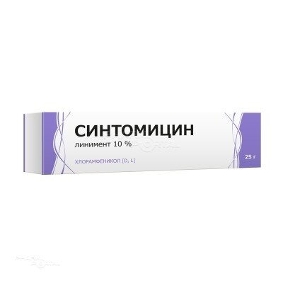 Синтомицин Витасайнс (Vitascience) линимент 10% 25 г