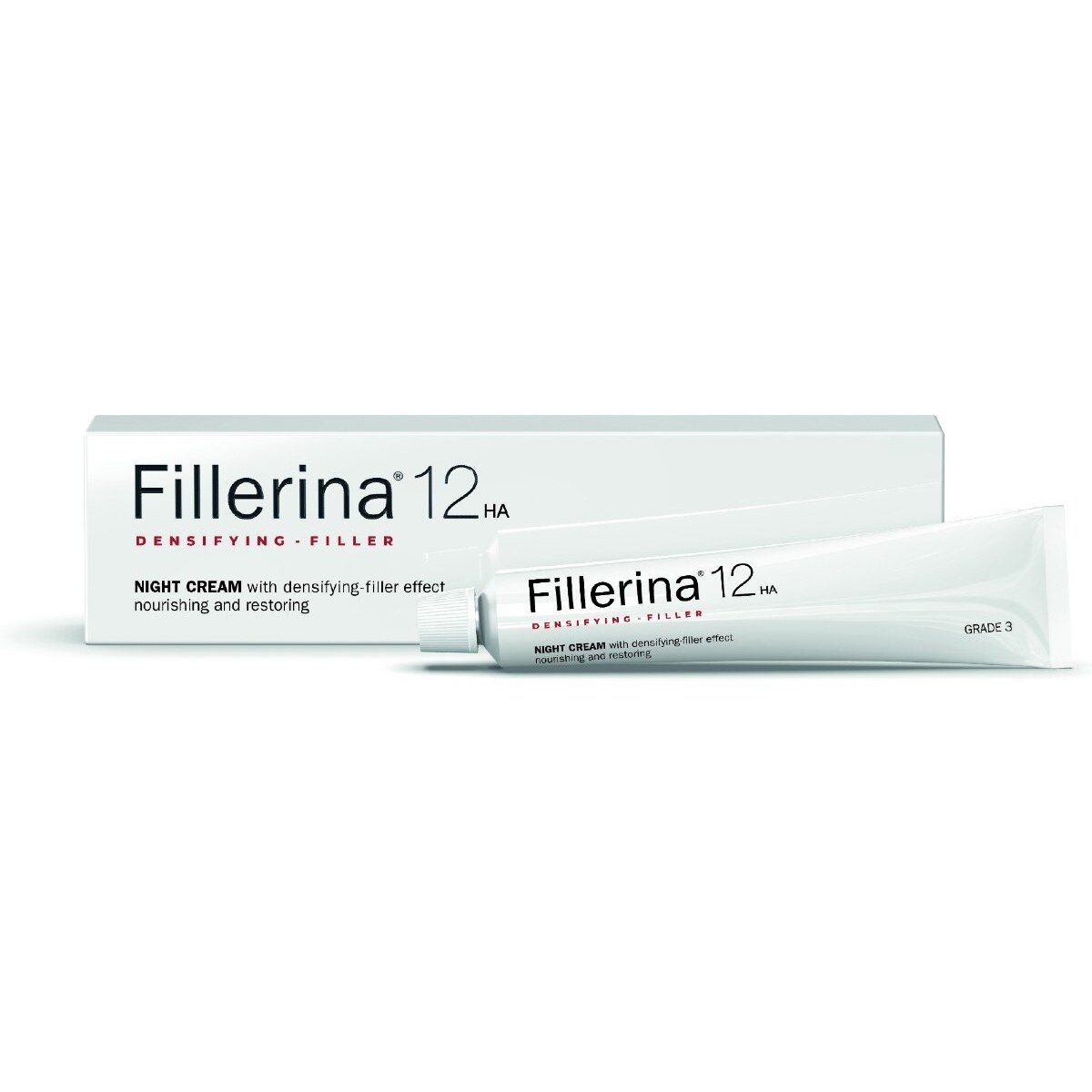 Крем Fillerina уровень 3 для лица ночной с укрепляющим эффектом 12 ha-night cream 50 мл
