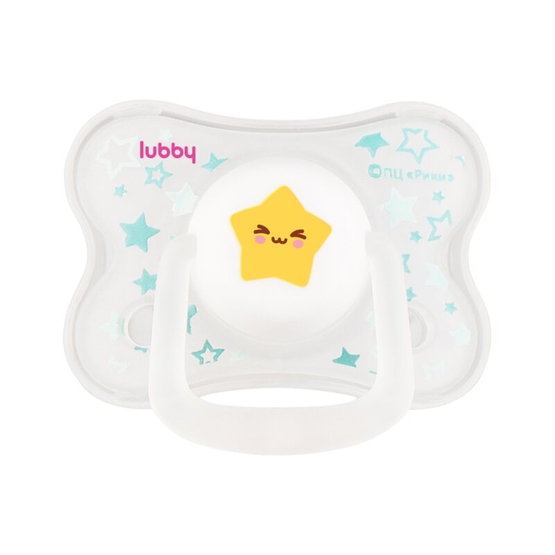 Соска-пустышка Лабби (Lubby) Малышарики с 6 мес.