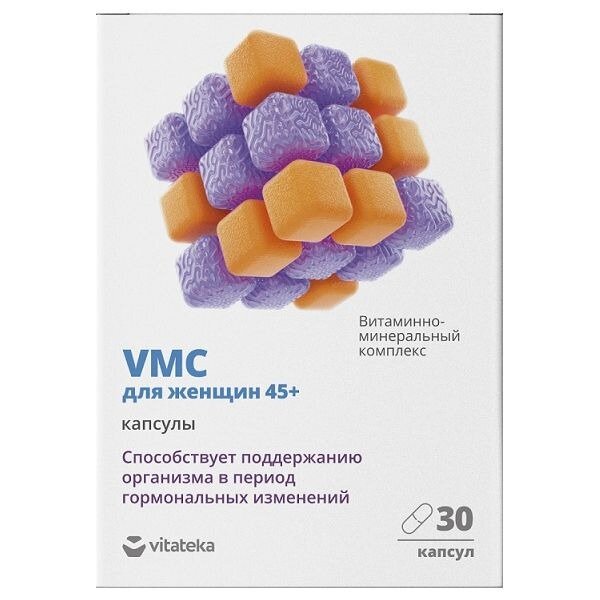 Витаминно-минеральный комплекс для женщин 45+ VMC Витатека (Vitateka) капсулы 30 шт.