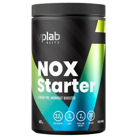 Предтренировочный комплекс VPLab NOX Starter фруктовый пунш 400 г
