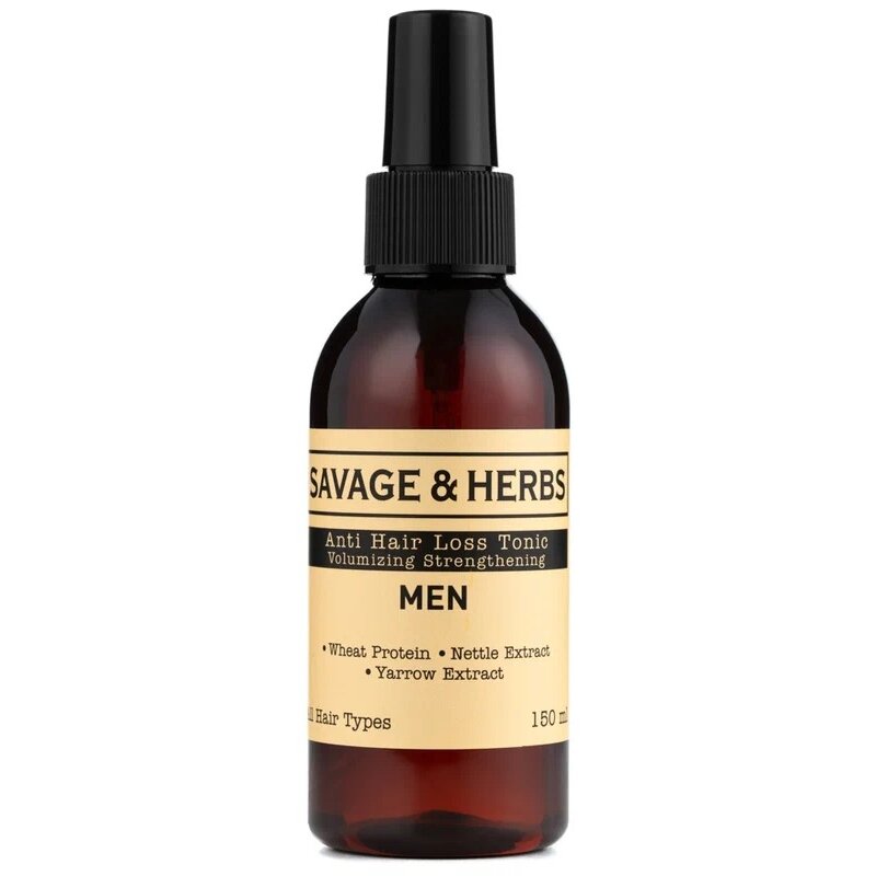 Тоник-спрей для волос мужской Savage&Herbs против выпадения 150 мл