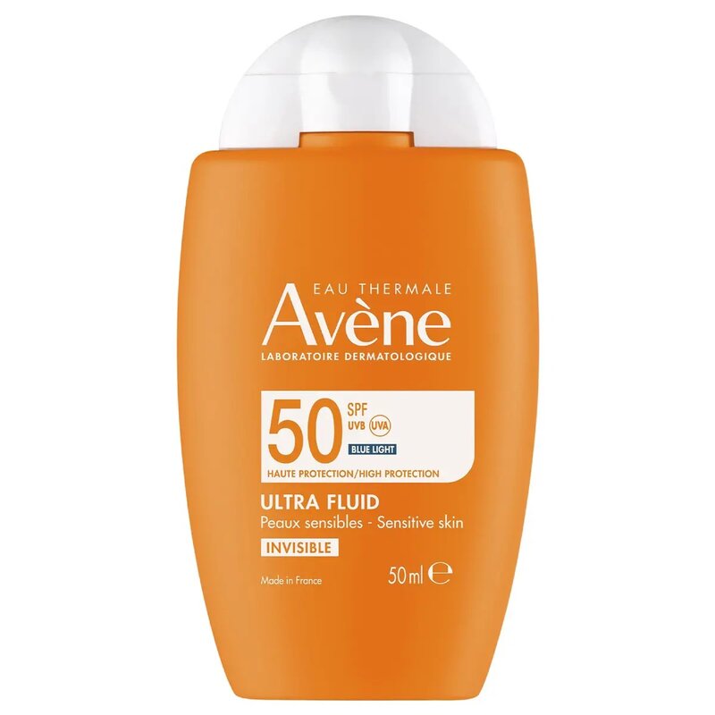 Флюид для лица солнцезащитный Avene невидимый ультралегкий SPF50 50 мл