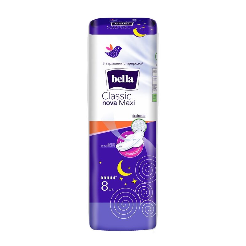 Прокладки Bella Classic Nova Maxi 8 шт.