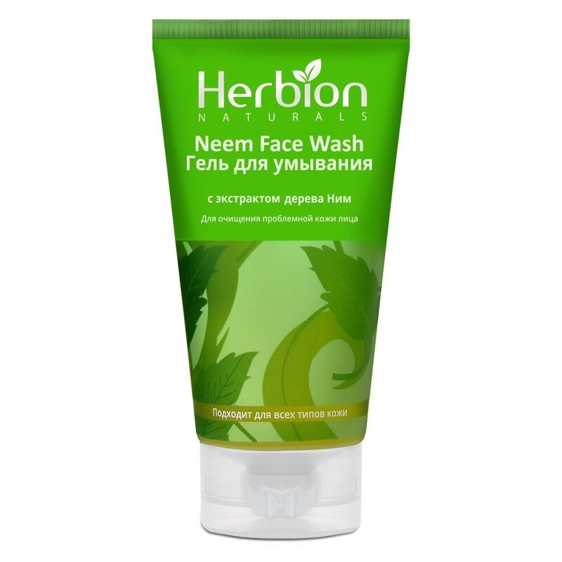 Гель для умывания Herbion naturals очищающий для проблемной кожи с экстрактом дерева ним 100 мл