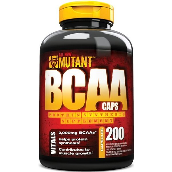 Аминокислота BCAA Mutant Capsules 640 мг 200 шт.