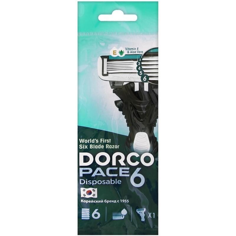 Станок Dorco одноразовый для бритья Pace 6 1 шт.