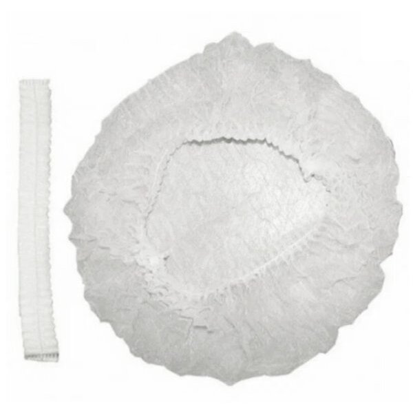 Шапочка одноразовая Шарлотта Unite белая 100 шт.