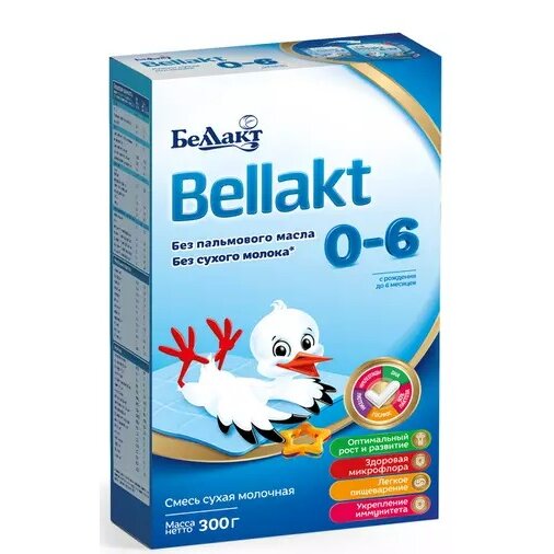 Молочная смесь Bellakt 0-6 с рождения 300 г