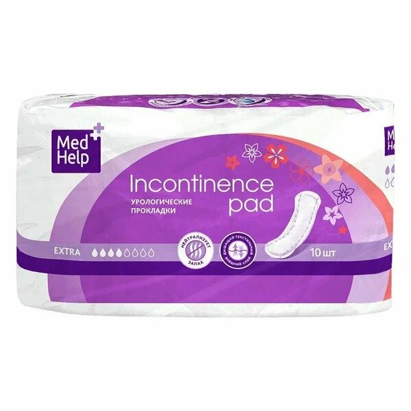 Медхелп Прокладки урологические Экстра 10 шт.