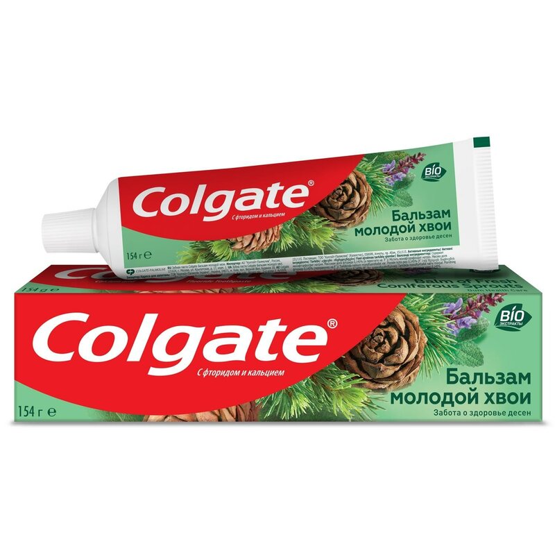 Паста зубная бальзам молодой хвои Colgate/Колгейт 100 мл