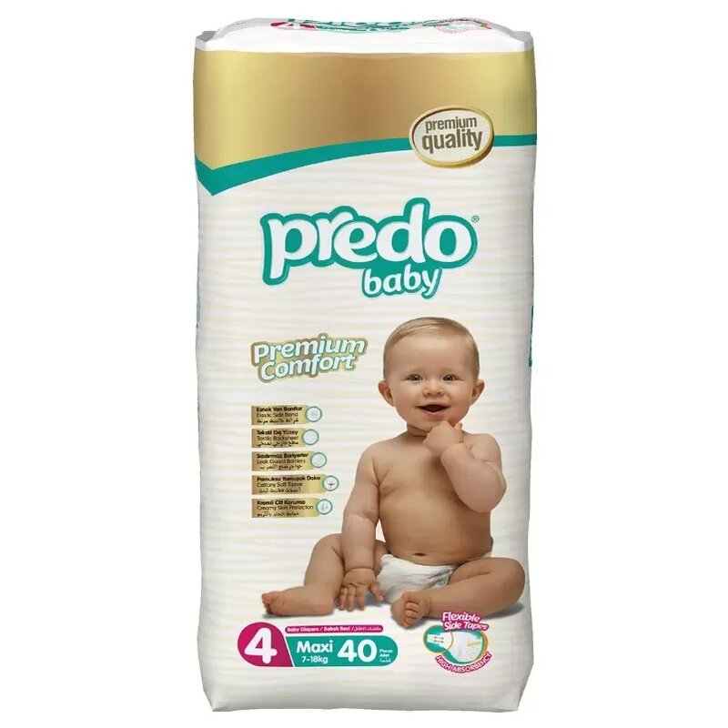 Подгузники для детей Baby Predo/Предо 7-18 кг р.4 40 шт.