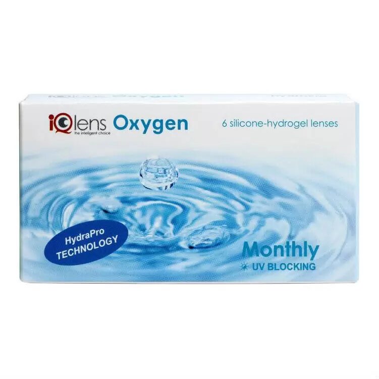 Iqlens oxygen линзы контактные r8.6 +03.50 6 шт.