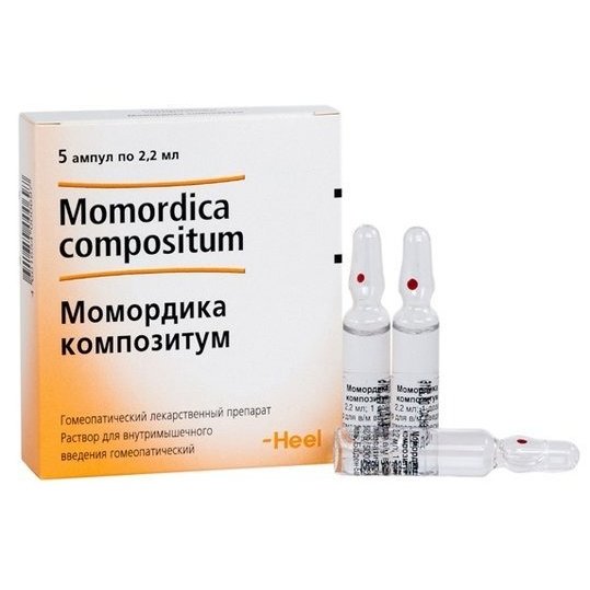 Момордика Композитум раствор для инъекций 2,2 мл ампулы 5 шт.