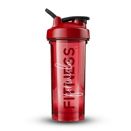 Шейкер Fitness Formula красный 700 мл